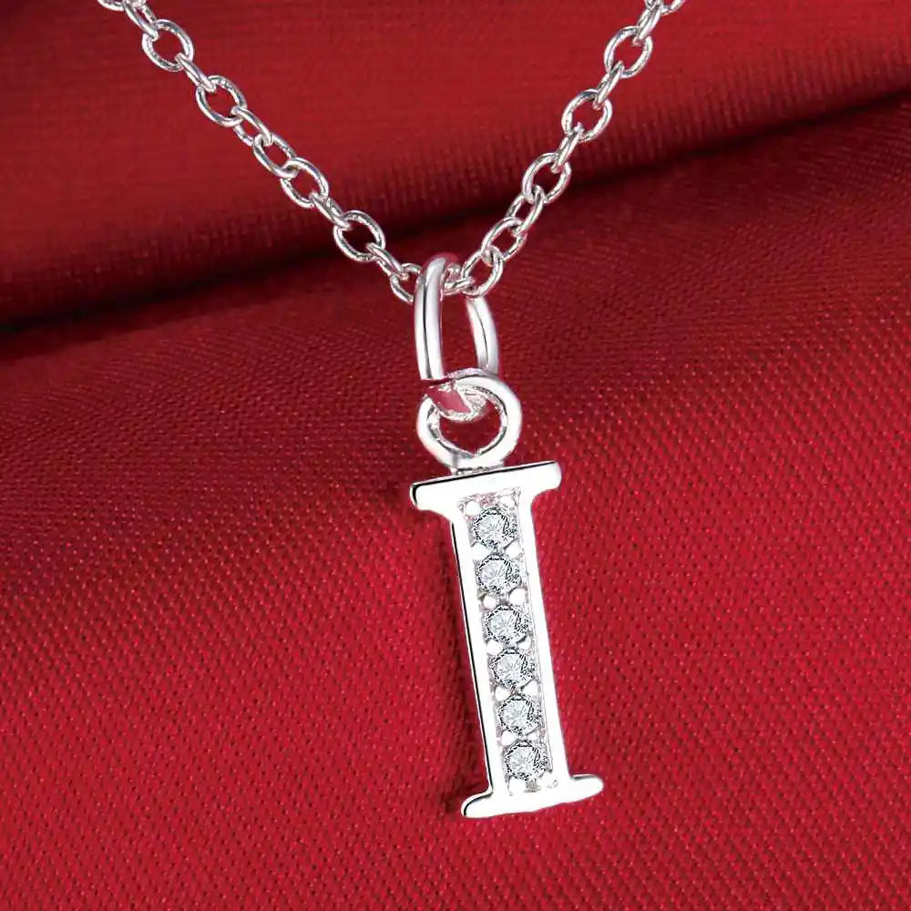 Initial Silver Pendant