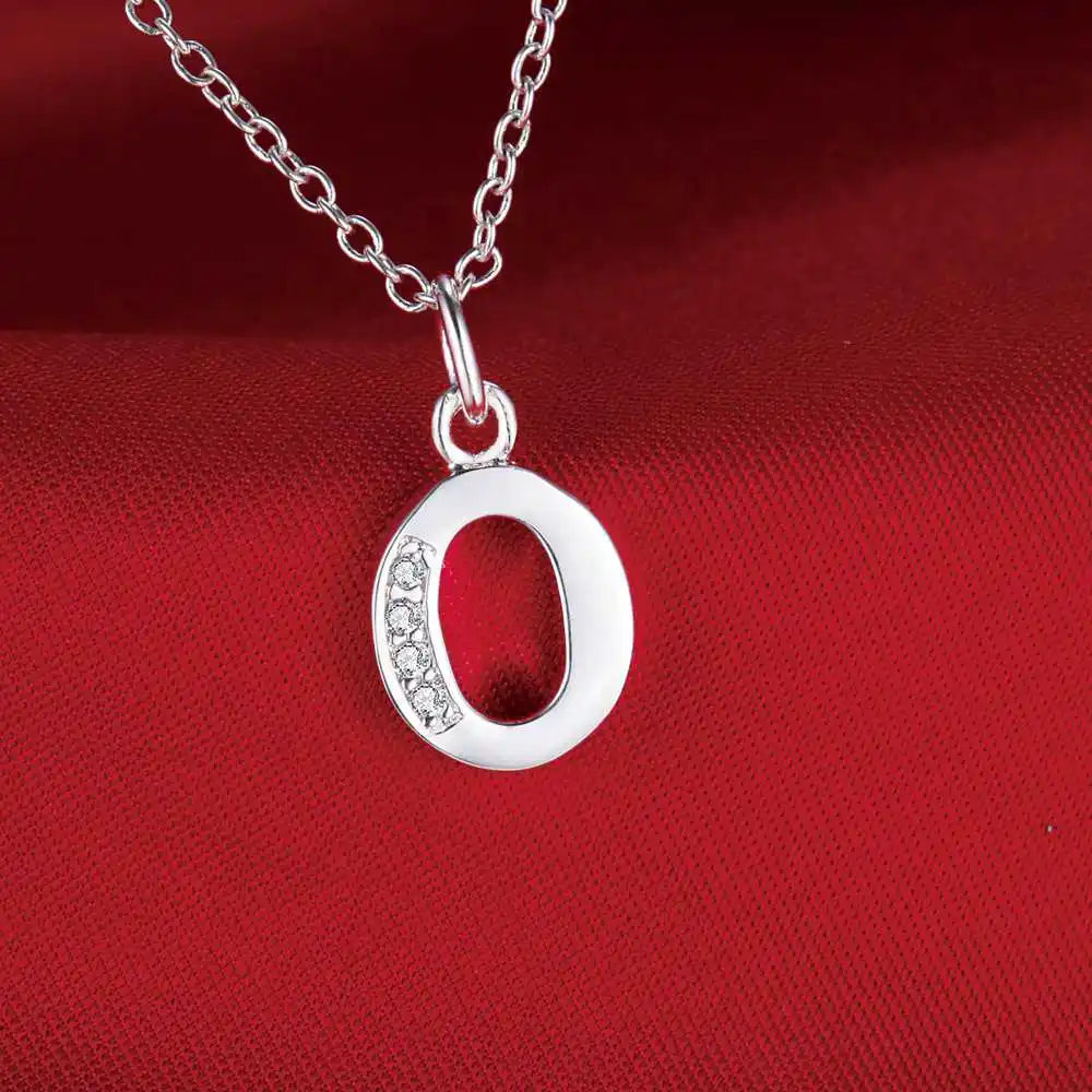 Initial Silver Pendant