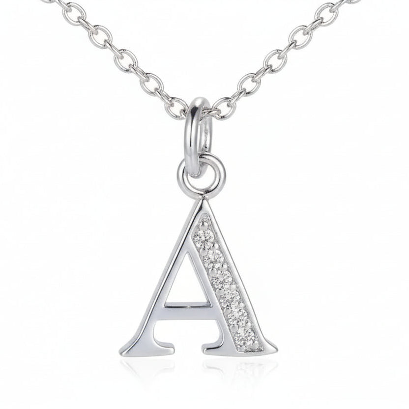 Initial Silver Pendant