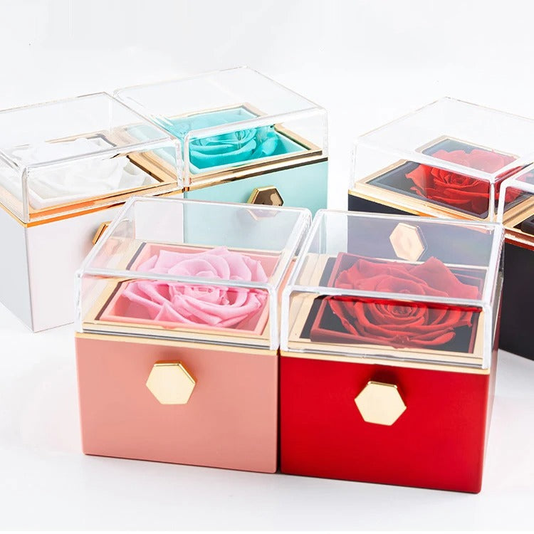 Eternal Rose & Love Necklace